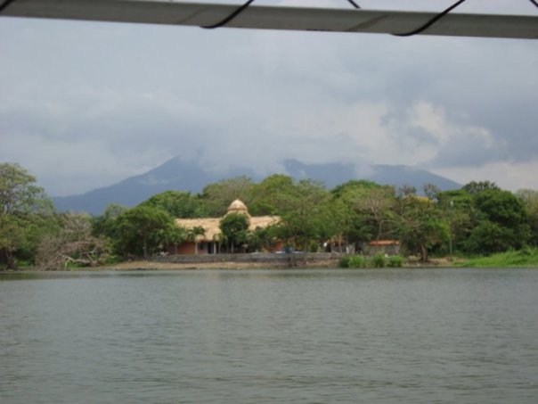 Volcano Mombacho overlooking Lake Nicaragua